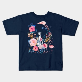 Sighthounde LOVE & FLOWER Kids T-Shirt